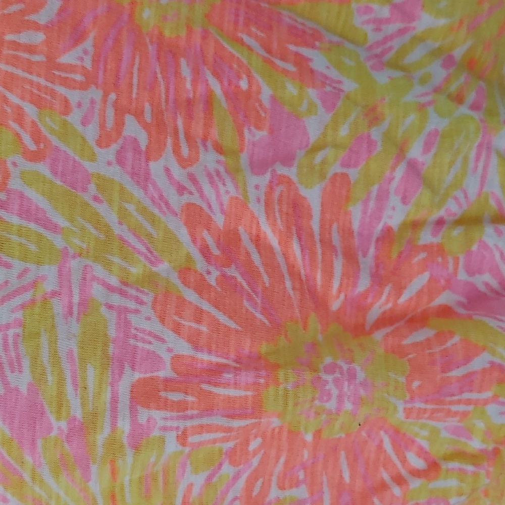 Lilly Pulitzer Lockwood Sunkissed Floral Cotton Tank Dress Size S (1462) - Picture 2 of 6
